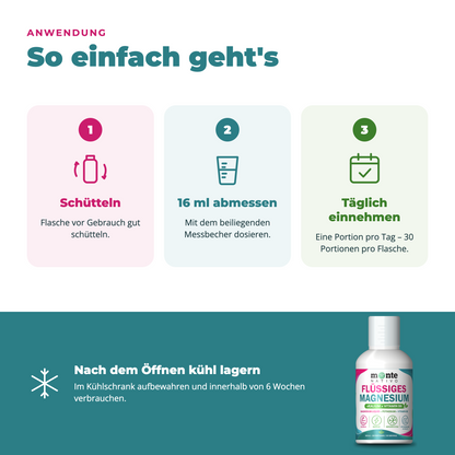 Flüssiges Magnesium + Kalium + Vitamin B6