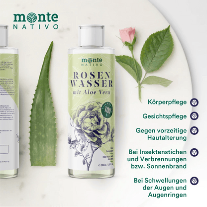 Woda różana z aloesem (200 ml)