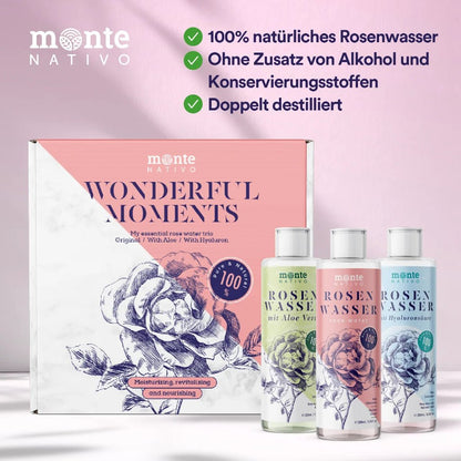 Zestaw eliksirów wody różanej (3х200ml)