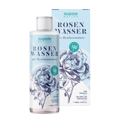 Woda różana z kwasem hialuronowym (200 ml)