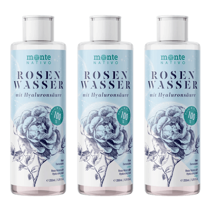 Woda różana z kwasem hialuronowym (200 ml)