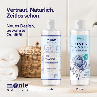Rosenwasser mit Hyaluronsäure (2 x 200 ml)