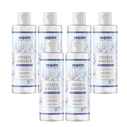 Rosenwasser mit Hyaluronsäure (2 x 200 ml)